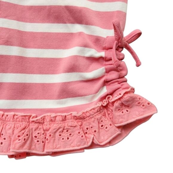 Matilda Jane Girls Bonnie Striped Ruffle-Trimmed Stretch Shorts Size 10 W/Bows - Picture 4 of 8